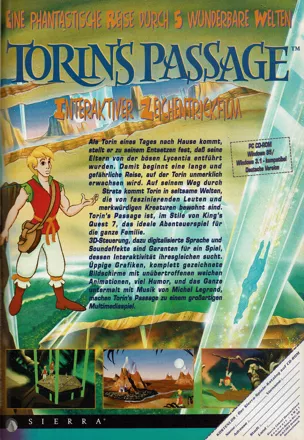 Torin's Passage Magazine Advertisement
