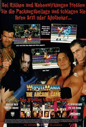 WWF WrestleMania Magazine Advertisement