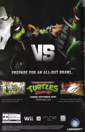 Teenage Mutant Ninja Turtles: Smash-Up Magazine Advertisement p. 1