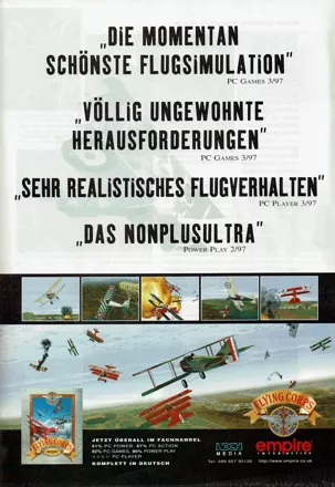 Flying Corps Magazine Advertisement