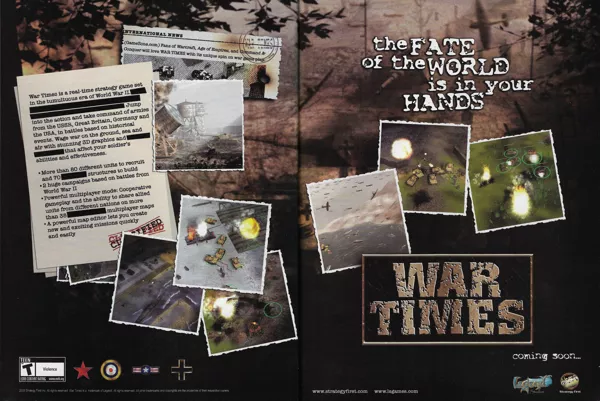 War Times Magazine Advertisement