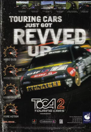 TOCA 2: Touring Car Challenge Magazine Advertisement