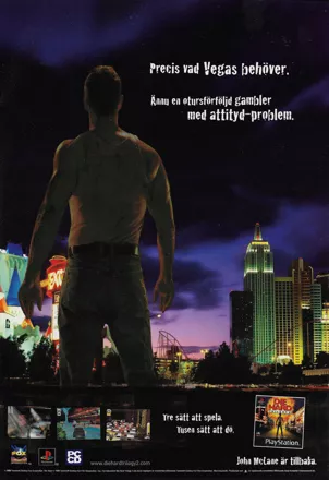 Die Hard Trilogy 2: Viva Las Vegas Magazine Advertisement