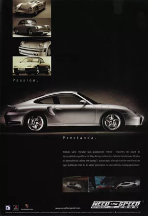 Need for Speed: Porsche Unleashed Magazine Advertisement