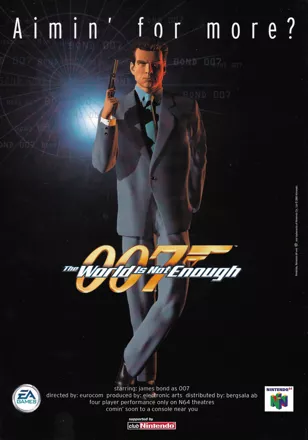 007: The World Is Not Enough Magazine Advertisement
