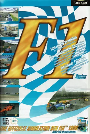 F1 Racing Simulation Magazine Advertisement