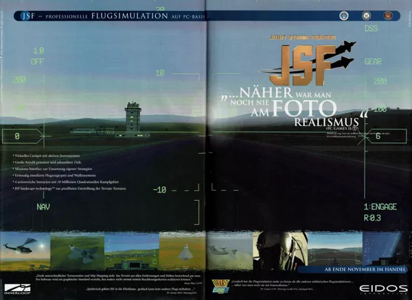 JSF Magazine Advertisement
