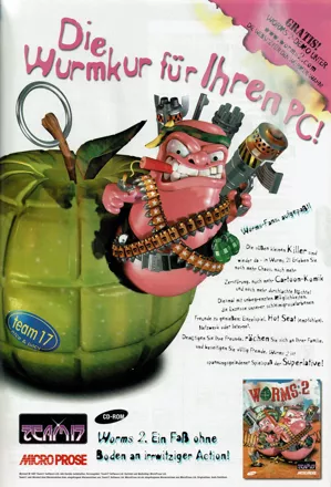 Worms 2 Magazine Advertisement