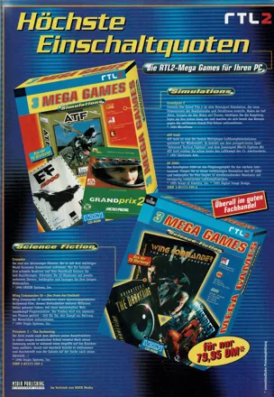3 Mega Games: Simulations Magazine Advertisement