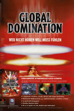 Global Domination Magazine Advertisement
