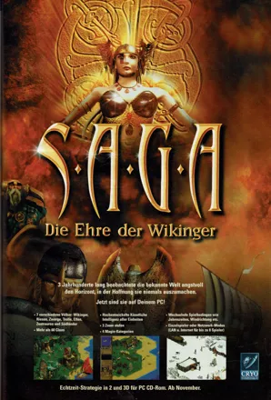 Saga: Rage of the Vikings Magazine Advertisement