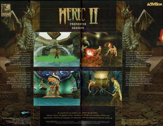Heretic II Magazine Advertisement