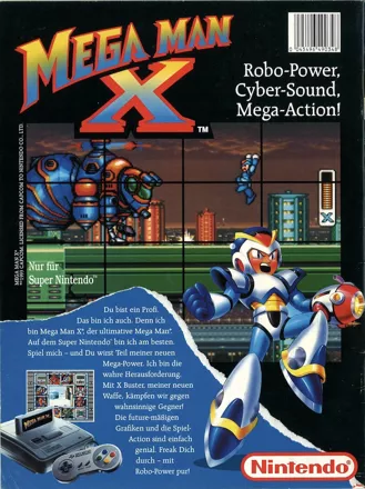 Mega Man X Magazine Advertisement