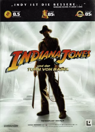 Indiana Jones and the Infernal Machine Magazine Advertisement