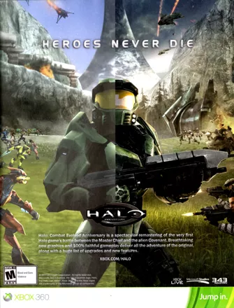 Halo: Combat Evolved - Anniversary Magazine Advertisement via personal collection
