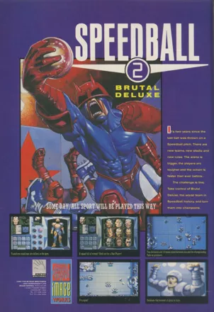 Speedball 2: Brutal Deluxe Magazine Advertisement Page 22