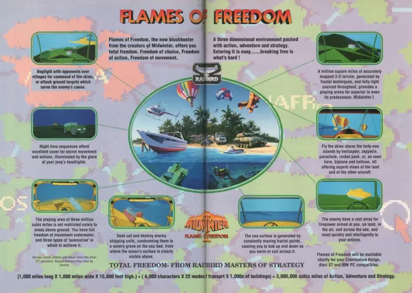 Flames of Freedom Magazine Advertisement Pages 28-29