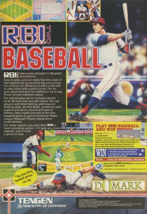 R.B.I. Baseball 2 Magazine Advertisement Page 32