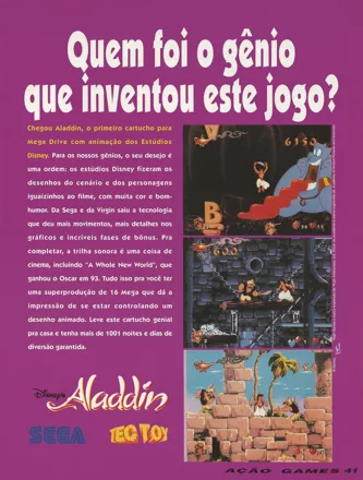 Disney's Aladdin Magazine Advertisement p. 41