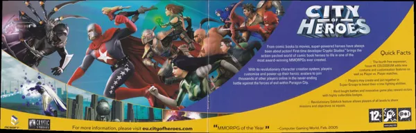 City of Heroes Magazine Advertisement