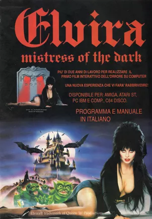 Elvira Magazine Advertisement page 63