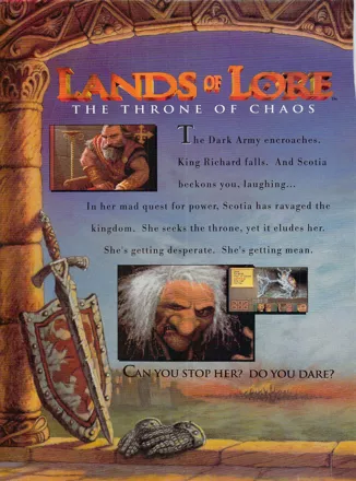 Lands of Lore: The Throne of Chaos Magazine Advertisement