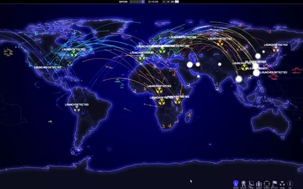 DEFCON: Global Nuclear Domination Game Screenshot