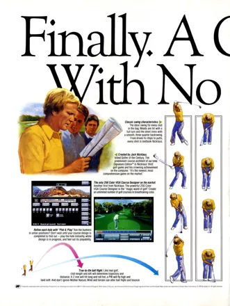 Jack Nicklaus Golf & Course Design: Signature Edition Magazine Advertisement