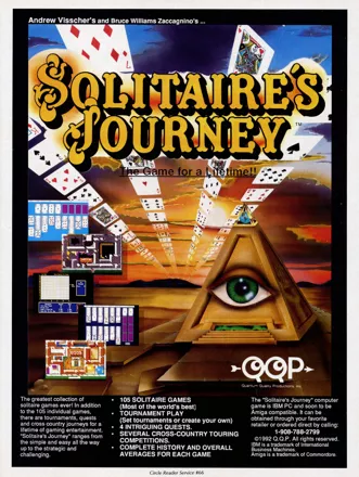 Solitaire's Journey Magazine Advertisement