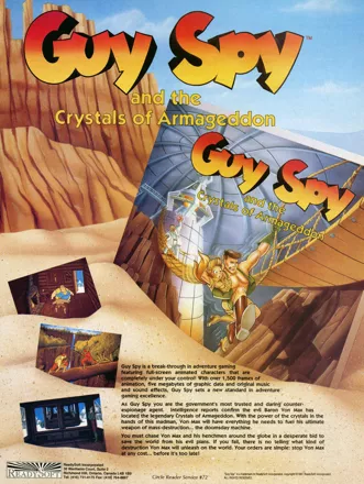 Guy Spy and the Crystals of Armageddon Magazine Advertisement