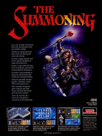 The Summoning Magazine Advertisement