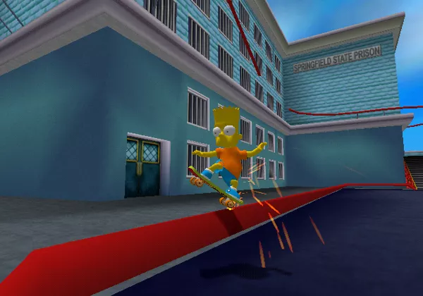 The Simpsons: Skateboarding Screenshot