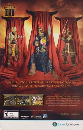 Age of Empires III: The Asian Dynasties Magazine Advertisement