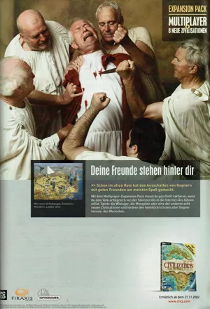 Sid Meier's Civilization III: Play the World Magazine Advertisement