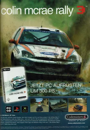 Colin McRae Rally 3 Magazine Advertisement