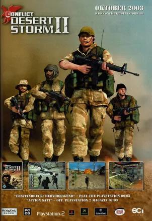 Conflict: Desert Storm II - Back to Baghdad Magazine Advertisement