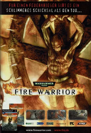 Warhammer 40,000: Fire Warrior Magazine Advertisement