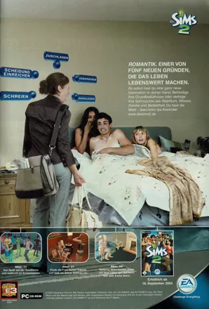 The Sims 2 Magazine Advertisement