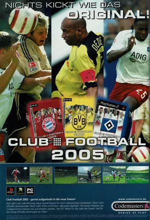 Club Football 2005 Magazine Advertisement