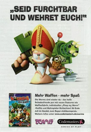 Worms 4: Mayhem Magazine Advertisement Part 2