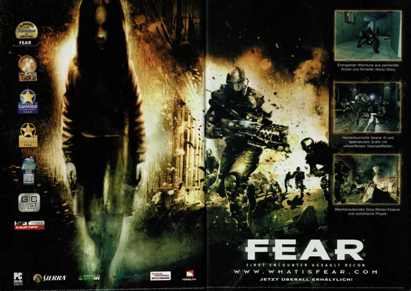 F.E.A.R.: First Encounter Assault Recon Magazine Advertisement