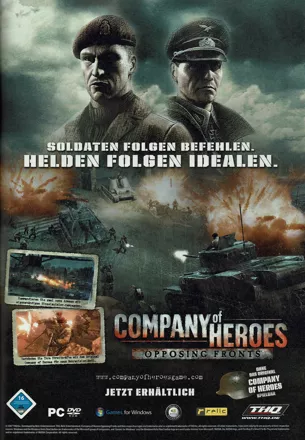 Company of Heroes: Opposing Fronts Magazine Advertisement