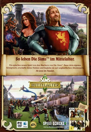 The Sims: Medieval Magazine Advertisement