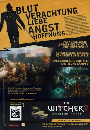 The Witcher 2: Assassins of Kings Magazine Advertisement