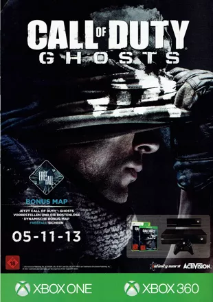Call of Duty: Ghosts Magazine Advertisement