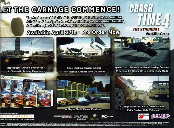 Crash Time 4: The Syndicate Magazine Advertisement