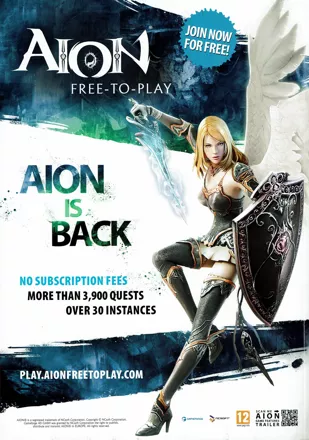Aion Magazine Advertisement