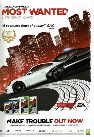 Need for Speed: Most Wanted Magazine Advertisement