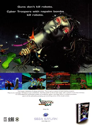 Cyber Troopers Virtual On Magazine Advertisement p. 9