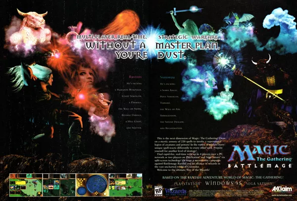 Magic: The Gathering - Battlemage Magazine Advertisement pp. 94-95